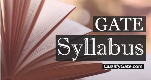 GATE 2021 Syllabus : Download Latest Syllabus of GATE Exam