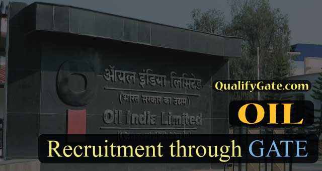 OIL Recruitment through GATE 2018