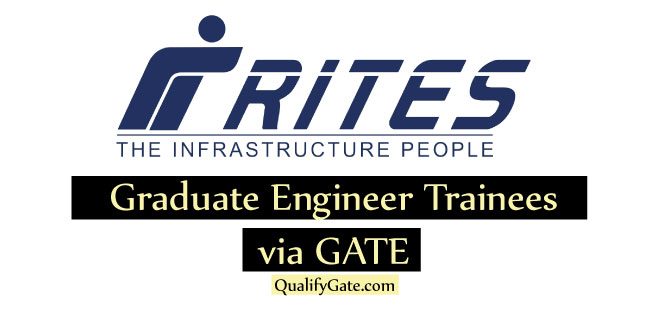 RITES Recruitment through GATE 2019