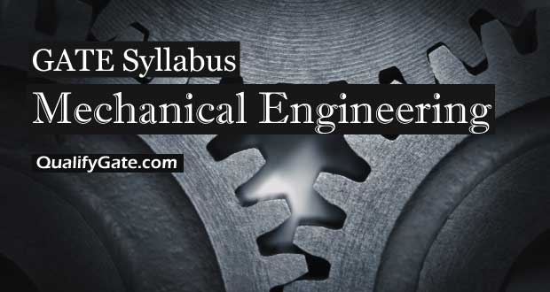 GATE 2021 Syllabus for Mechanical Engineering