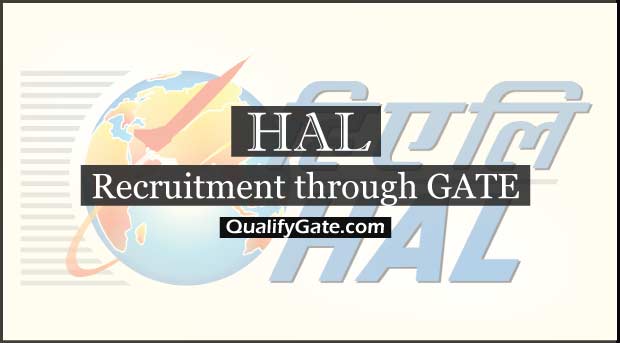 HAL Recruitment through GATE 2018