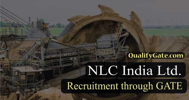 NLC recruitment through GATE 2018