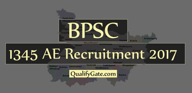 BPSC Assistant Engineer Recruitment 2017