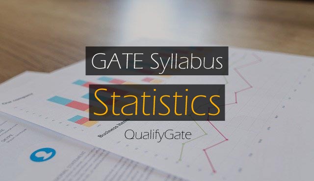 GATE 2021 Syllabus for Statistics